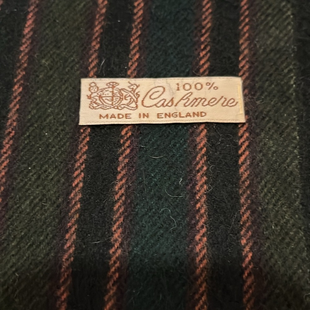 Vintage Cashmere Scarf England - Picture 2 of 4